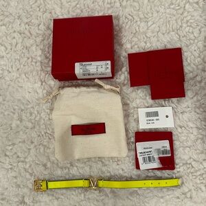 Authentic Valentino Leather Bracelet